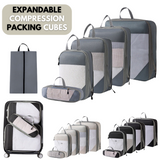 PackSmart: 6-Piece Expandable Compression Cube Set