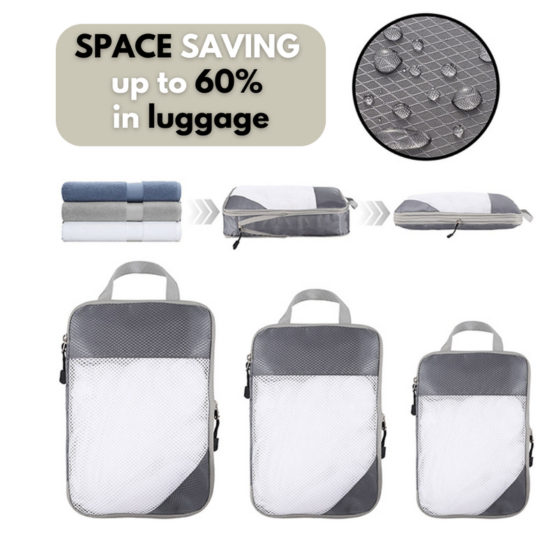 PackSmart: 6-Piece Expandable Compression Cube Set