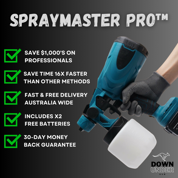 SprayMaster PRO™ Cordless Paint Sprayer (X2 Batteries Included)