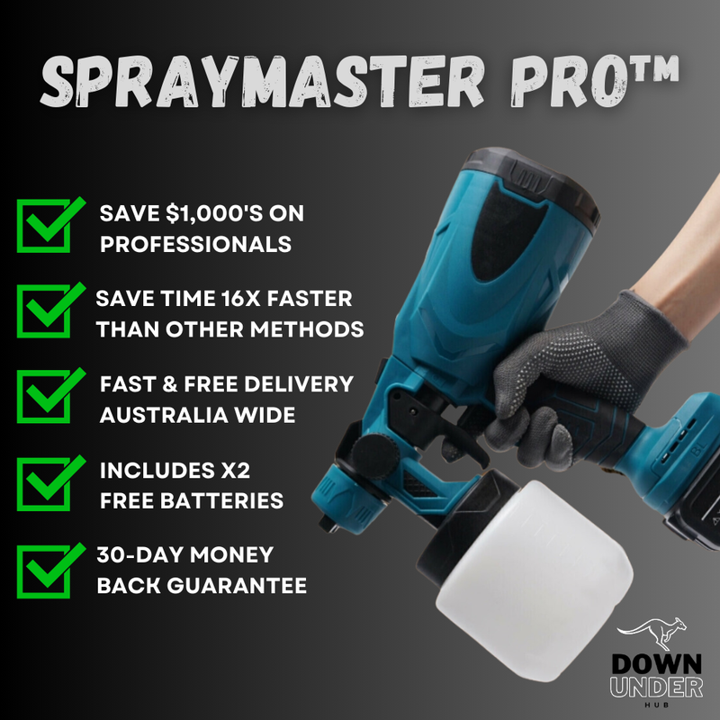 SprayMaster PRO™ Cordless Paint Sprayer (X2 Batteries Included)