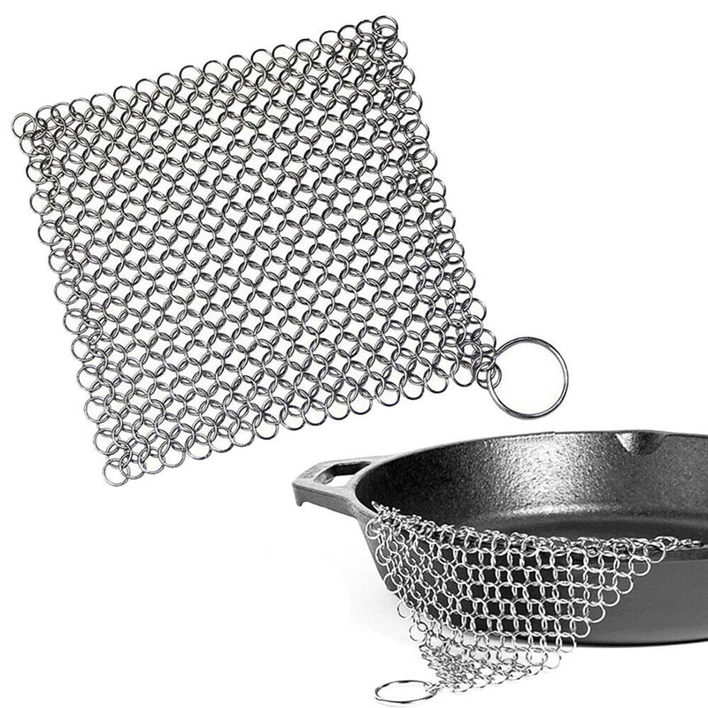 Stainless Steel Cast Iron Scrubber