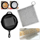 Stainless Steel Cast Iron Scrubber