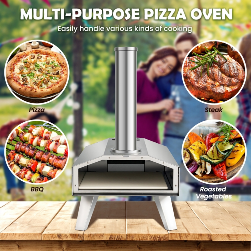 Portable Wood Pellet Pizza Oven